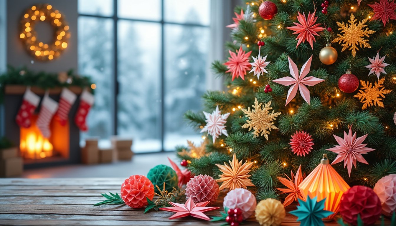 discover creative ideas for making christmas decorations with paper in this festive guide. unleash your artistic spirit and bring holiday cheer to your home with unique, handmade ornaments that add a personal touch to your celebrations.