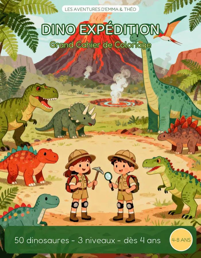 Couverture : Dino Expedition