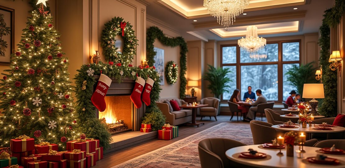 How to create a beautiful Christmas decoration for your hospitality space