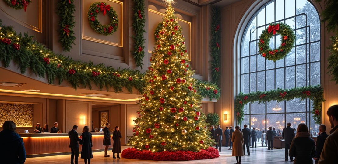 Quand mettre les décorations de Noël dans le secteur de l’hospitalité