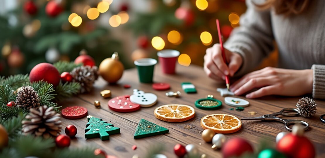 Simple steps to make your own christmas ornaments