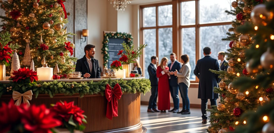 Tips for incorporating Christmas decorations in hospitality settings