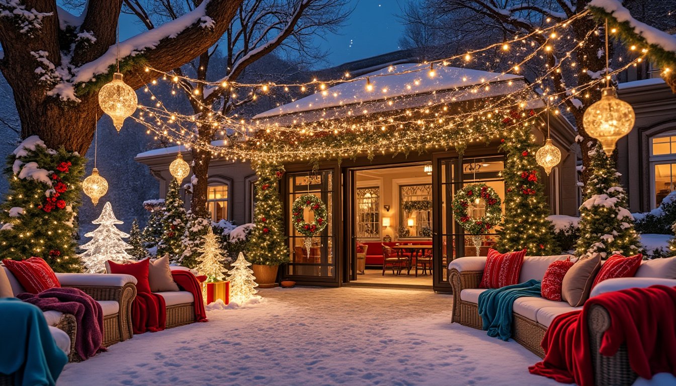 discover creative and festive christmas outdoor decoration ideas tailored for hospitality venues. transform your space into a winter wonderland that captivates guests and enhances their holiday experience.