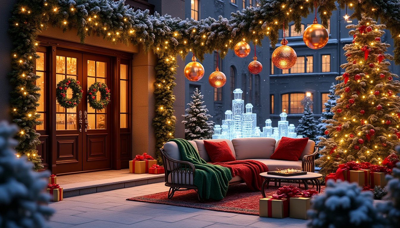 explore enchanting christmas outdoor decoration ideas that will transform your hospitality venue into a winter wonderland. from twinkling lights to festive displays, discover creative ways to elevate your holiday atmosphere and delight your guests.