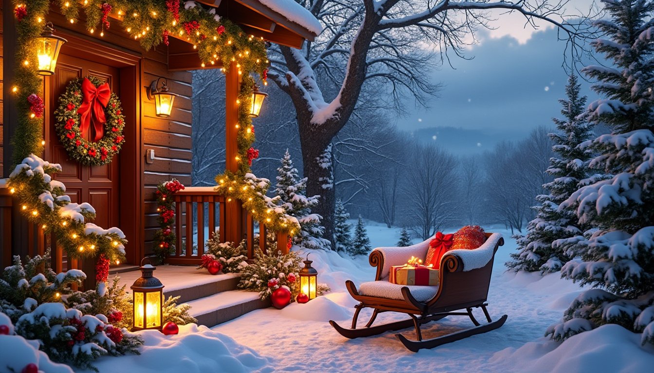 discover creative ways to enhance your outdoor spaces with beautiful christmas decorations. transform your garden, patio, or balcony into a festive wonderland that captures the spirit of the season and brings joy to your home.