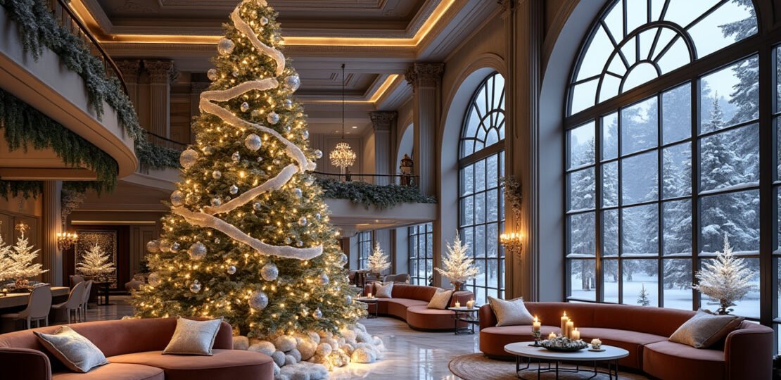 Inspiration for winter wonderland decor in hotels