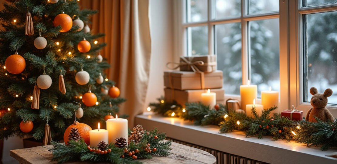 Inspiration pour des decorations de noel naturelles et eco-friendly