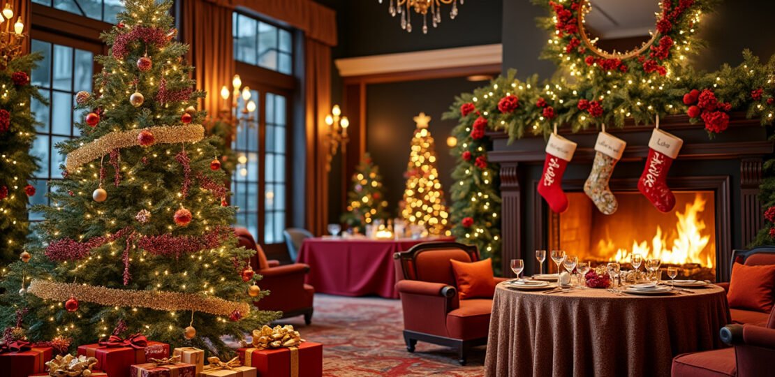 The magic of traditional Christmas decorations in hospitality