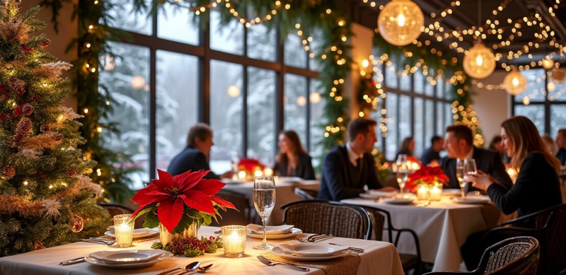 Top Christmas decor trends for restaurants and cafes