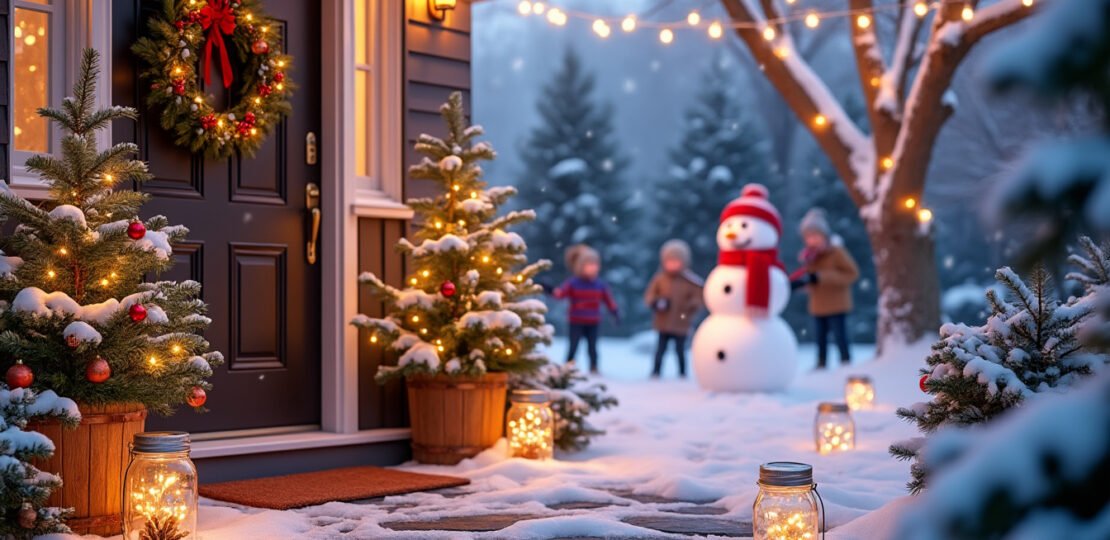 Affordable outdoor Christmas decoration ideas