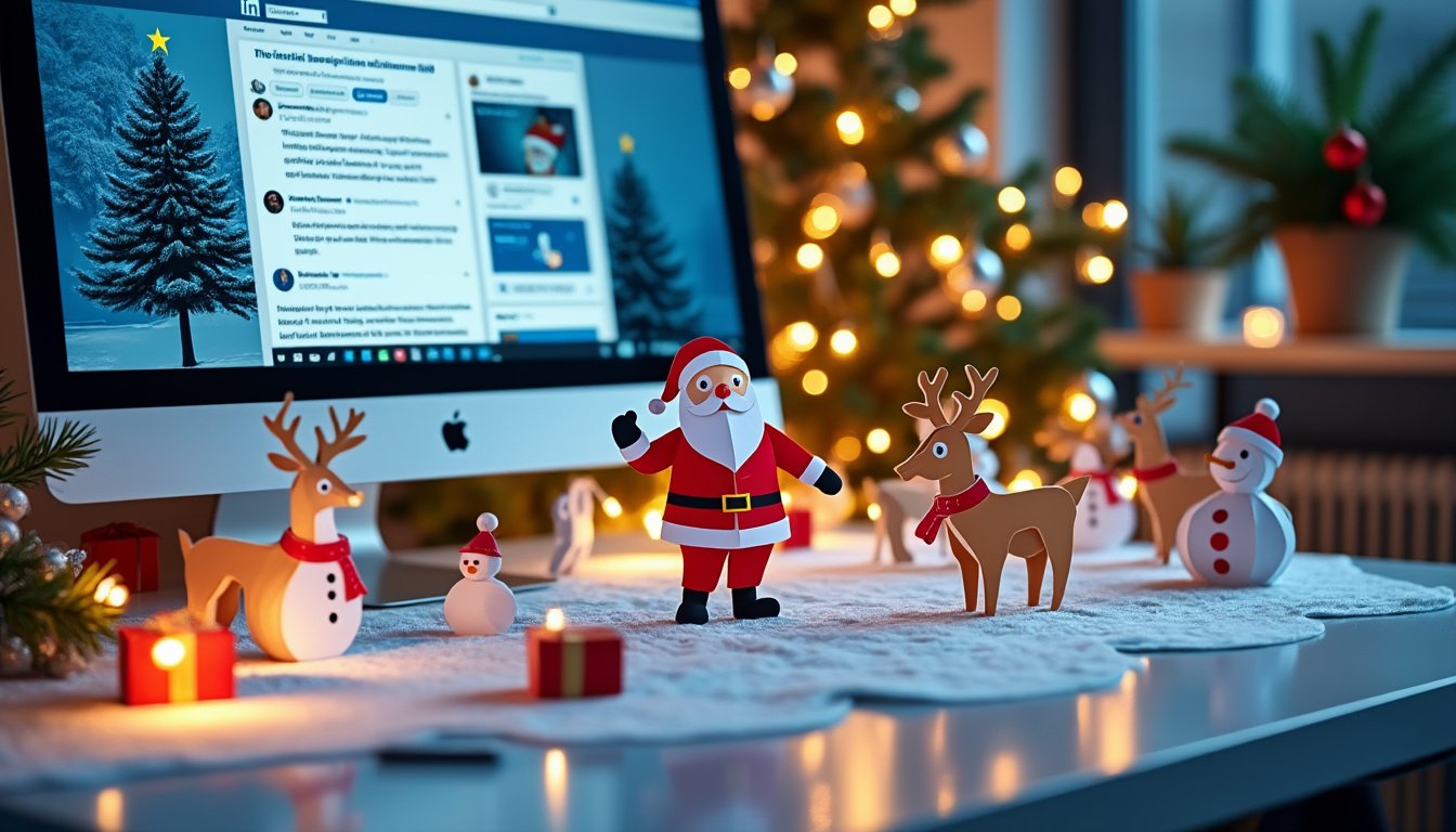 discover creative paper christmas animations designed to enhance engagement on linkedin. learn how to captivate your audience and spread holiday cheer with unique visual content that stands out!