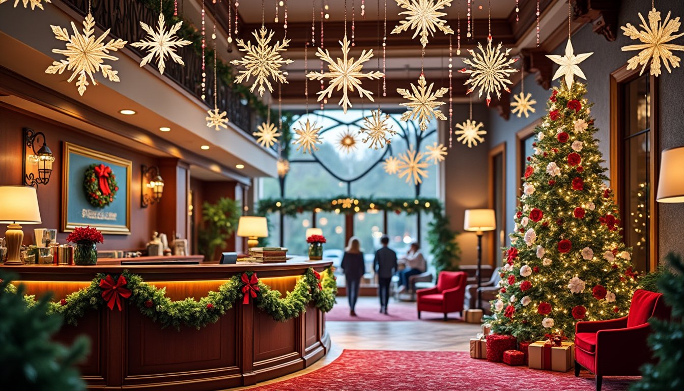 explore creative paper christmas decoration ideas to transform the common areas of your hotel into a festive wonderland. inspire guests with unique designs that capture the holiday spirit and enhance the overall ambiance of your property.