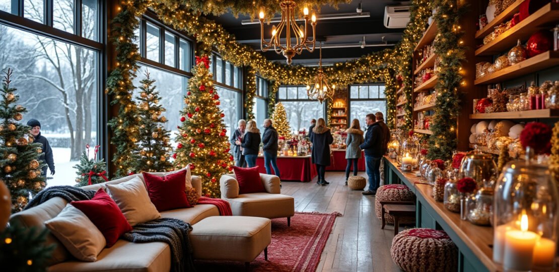 Les tendances de décoration de Noël à fabriquer pour attirer les clients cet hiver