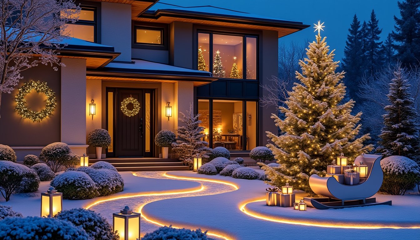 explore the latest trends in outdoor christmas decorations that blend modern aesthetics with festive charm. discover innovative ideas and stylish inspirations to transform your home into a festive wonderland this holiday season.