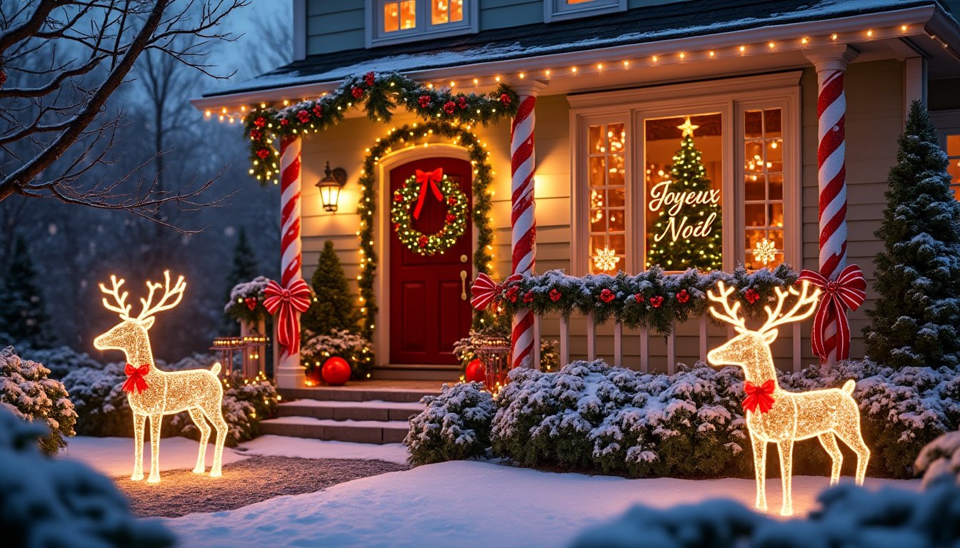 discover creative and festive outdoor christmas decoration ideas to transform your home into a winter wonderland. from dazzling lights to charming ornaments, find inspiration to spread holiday cheer and make your outdoor spaces shine this season.