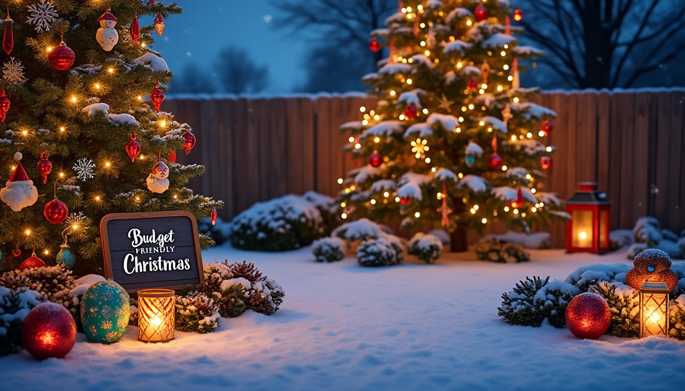 discover creative and budget-friendly outdoor christmas decoration tips that will transform your home into a festive wonderland without breaking the bank. learn easy diy ideas and cost-effective solutions to spread holiday cheer in your neighborhood!