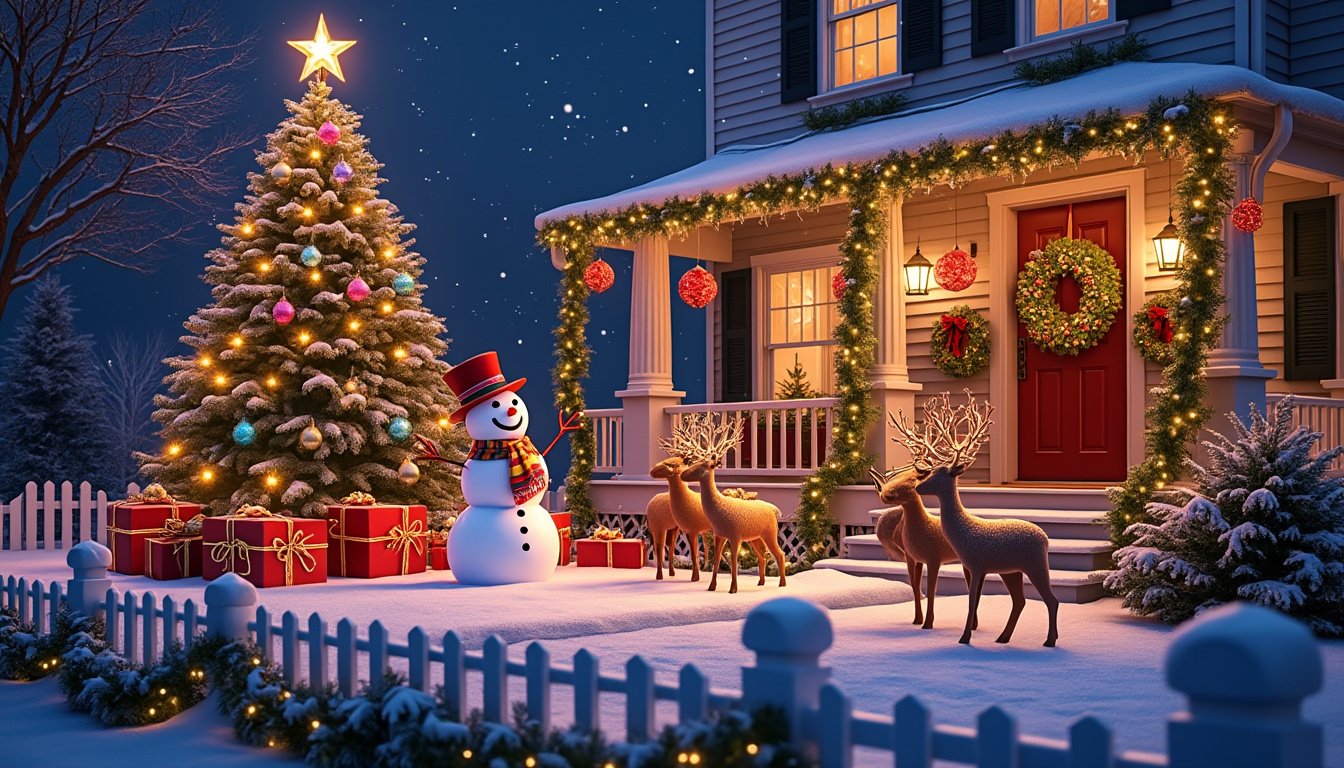 explore inspiring and unique themes for your outdoor christmas decorations. transform your home into a festive wonderland with creative ideas that bring holiday cheer to your yard and create a memorable seasonal atmosphere.