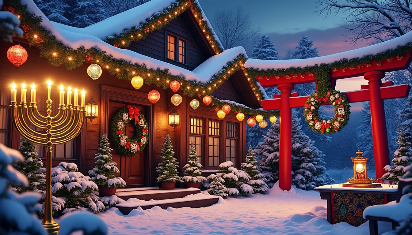 explore the unique cultural influences that shape outdoor christmas decorations around the world. discover the diverse traditions, styles, and festive elements that bring joy and celebrate the holiday spirit in various cultures.