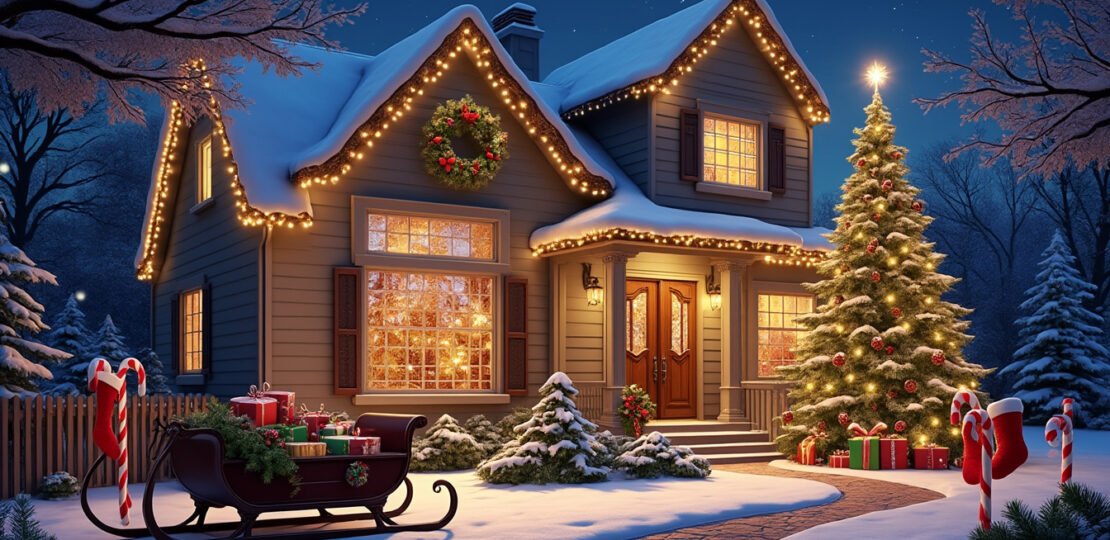 Essential elements for perfect outdoor christmas decor