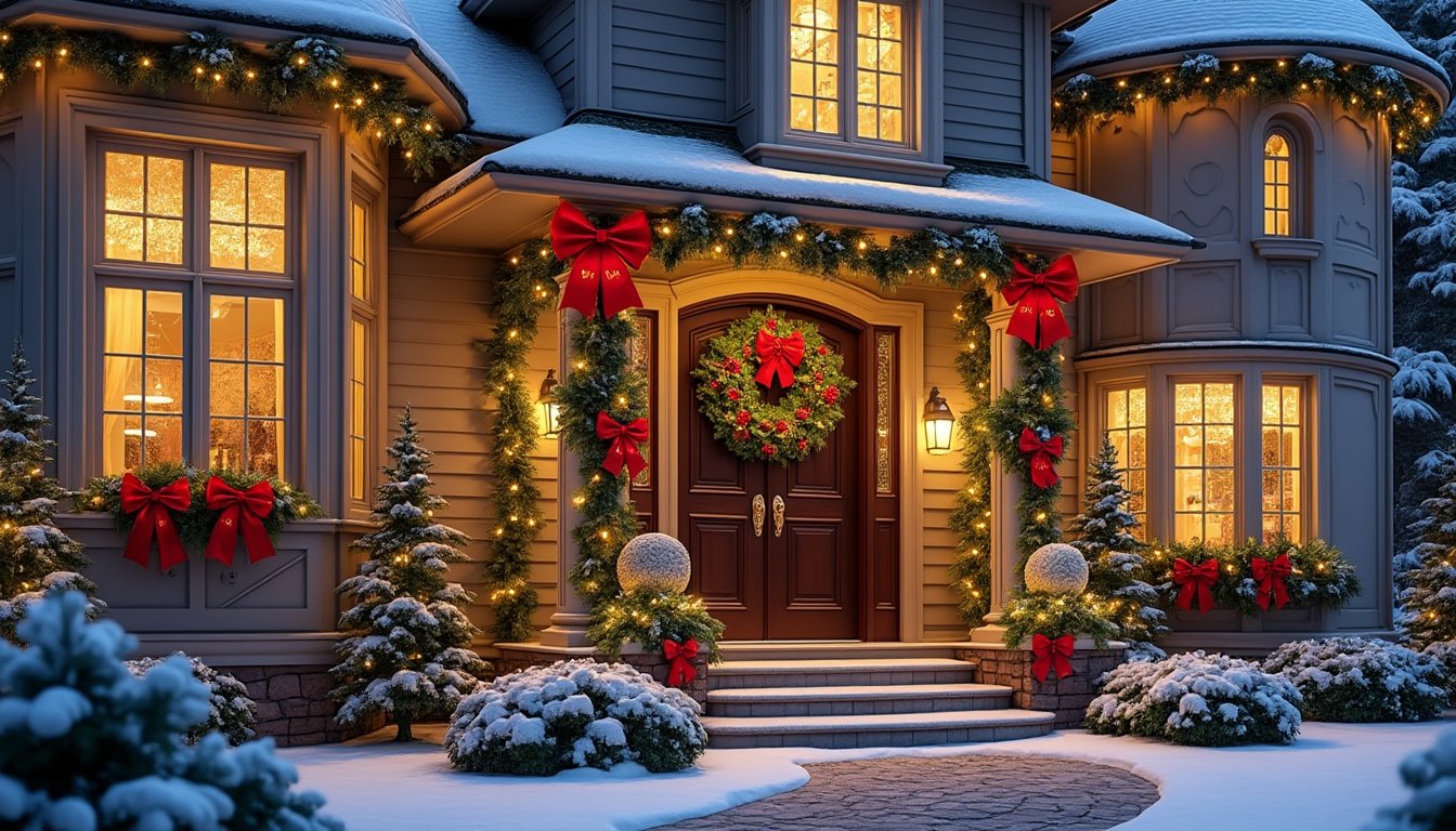 discover creative ways to enhance your home's architectural beauty this holiday season with festive christmas decor. transform your space into a winter wonderland that showcases your unique style while celebrating the spirit of christmas.