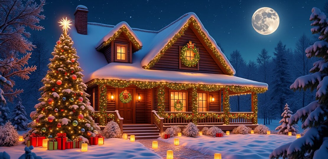 Incorporating lights into your outdoor christmas decoration