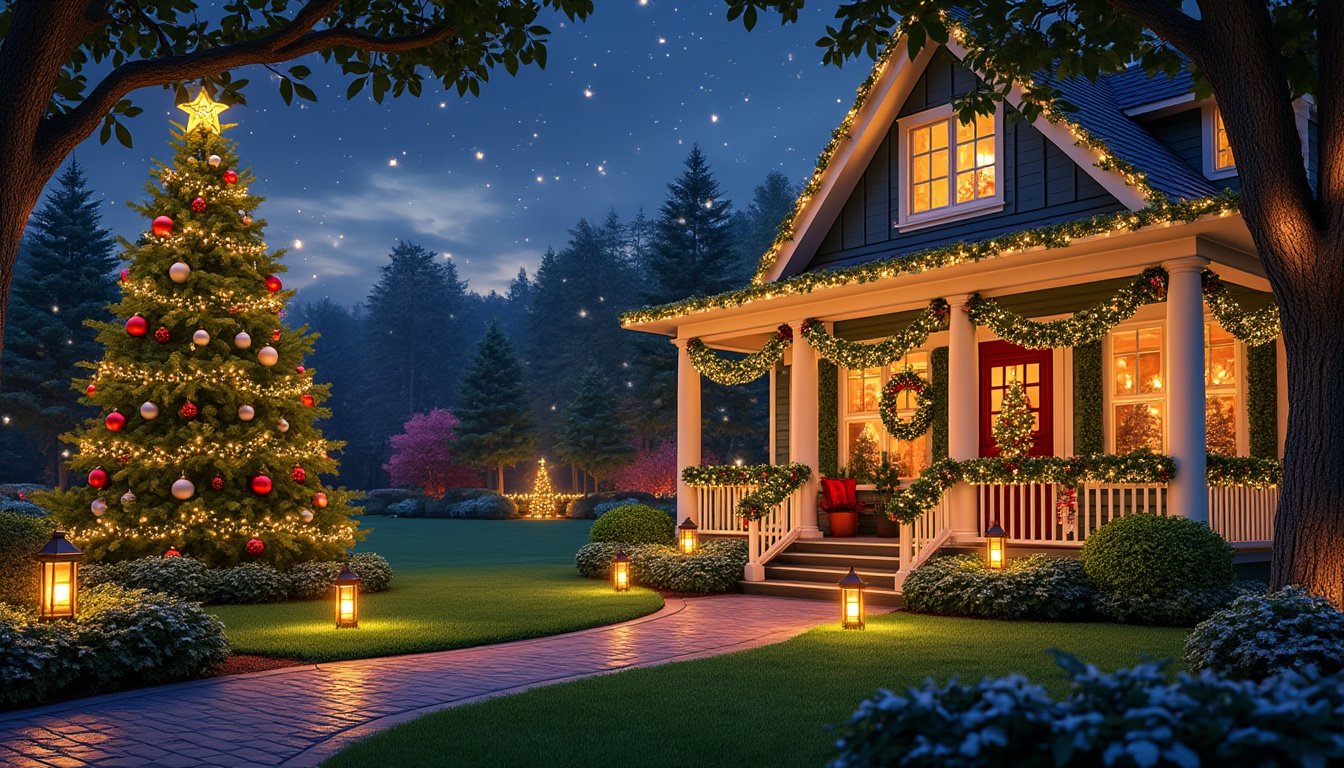 discover essential landscaping tips to create a stunning outdoor christmas display that will dazzle your neighbors and elevate your festive spirit. transform your garden into a winter wonderland with creative lighting, festive decorations, and beautiful plant arrangements.