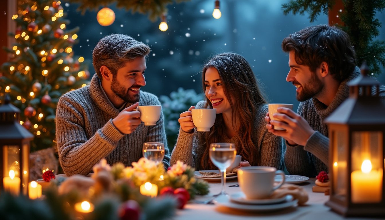 discover creative ideas to transform your outdoor spaces into a magical winter wonderland this christmas. from festive lighting to cozy seating arrangements, learn how to make your garden or patio a delightful holiday retreat for family and friends.