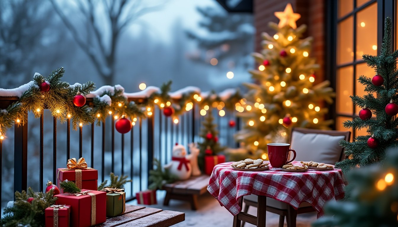 transform your limited outdoor areas into winter wonderlands with creative and festive christmas decor ideas. discover tips and tricks for maximizing small spaces while spreading holiday cheer!