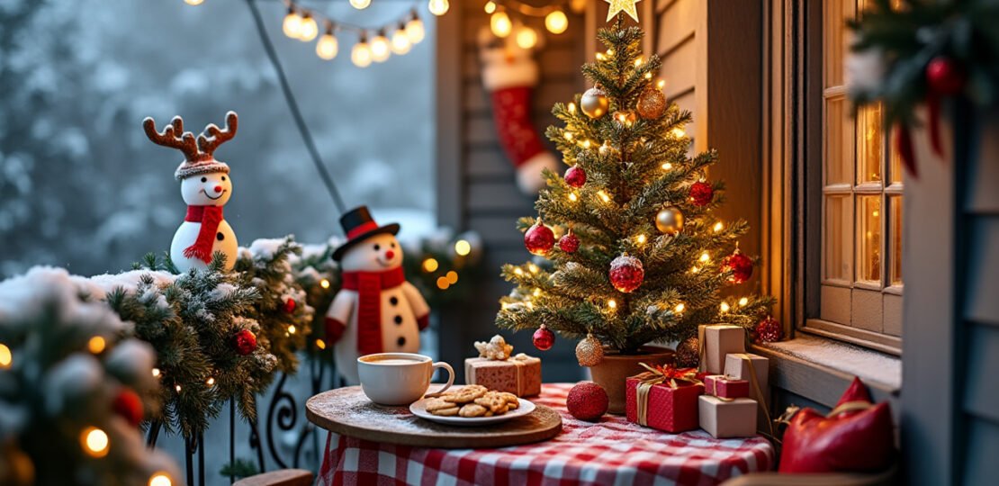 Maximizing small spaces with outdoor christmas decor