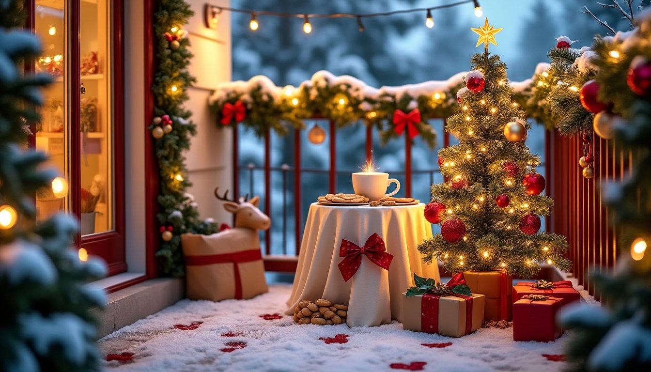 discover creative ways to maximize small spaces with charming outdoor christmas decor. transform your cozy patio, balcony, or garden into a festive wonderland with space-saving decorations that bring joy and holiday spirit to your outdoor areas.