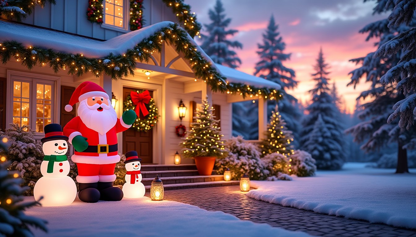 discover the latest outdoor christmas decoration trends to transform your home into a festive wonderland. from innovative lighting ideas to unique ornaments, explore inspiring tips and styles that will elevate your holiday decor this season.