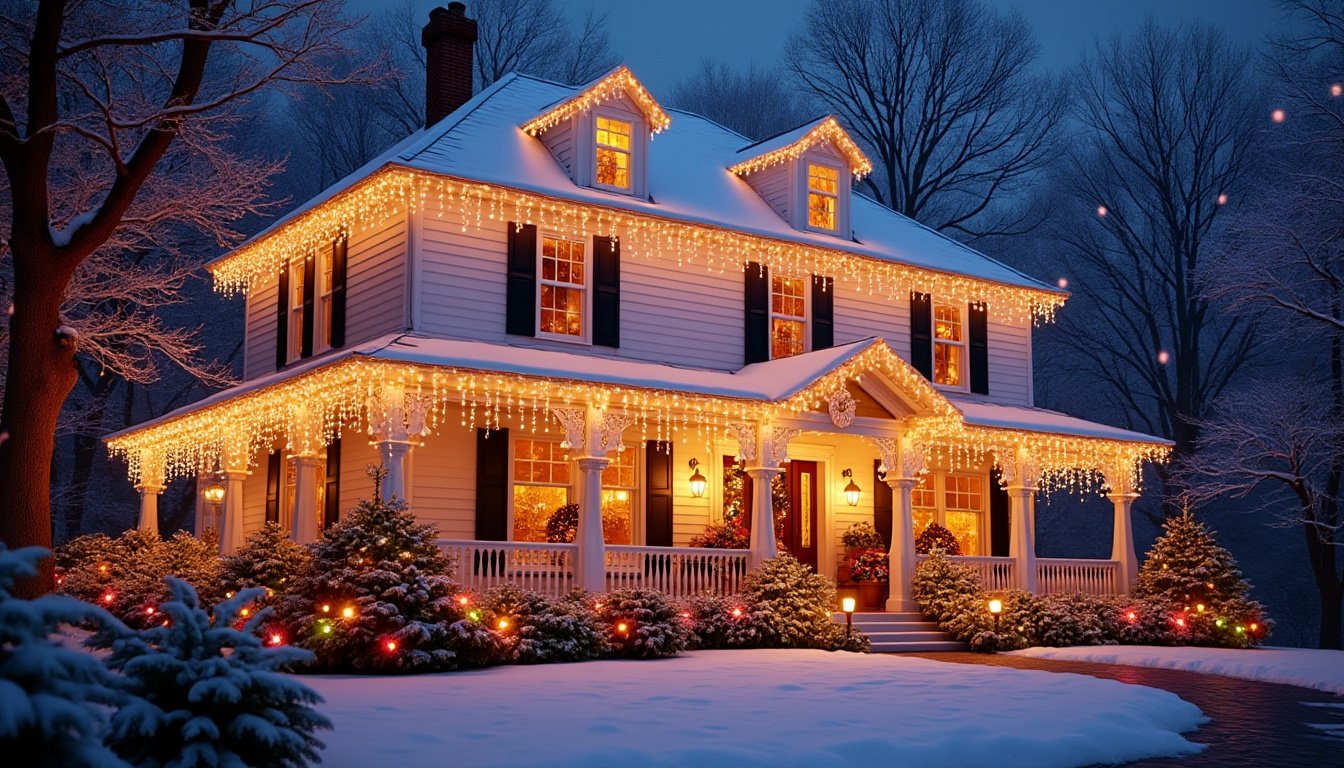 discover the art of layering outdoor christmas lights to create a dazzling holiday display. learn tips and techniques for perfect placement, color combinations, and unique styles to enhance your home's festive ambiance this season.