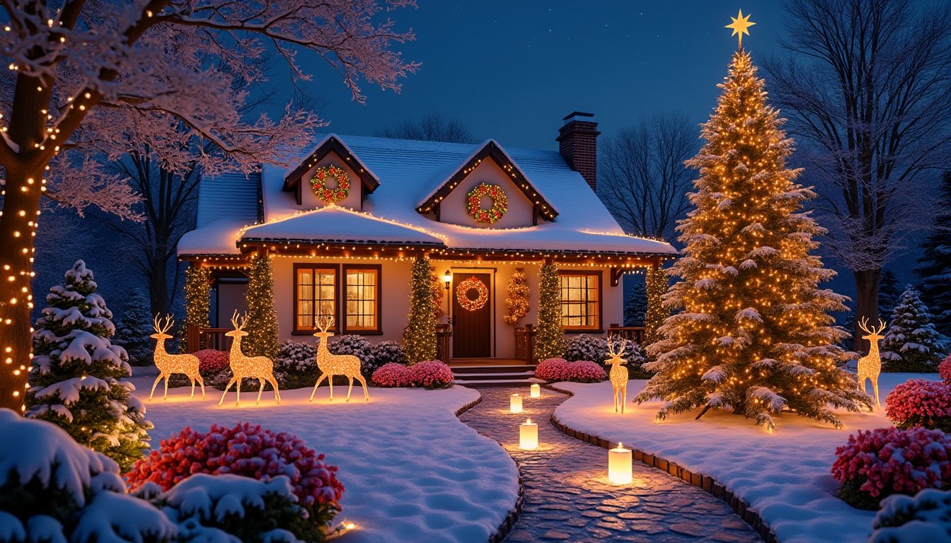 transform your yard into a winter wonderland with stunning outdoor christmas decorations. discover creative and festive ideas to enhance your holiday spirit and create a magical atmosphere for family and friends.